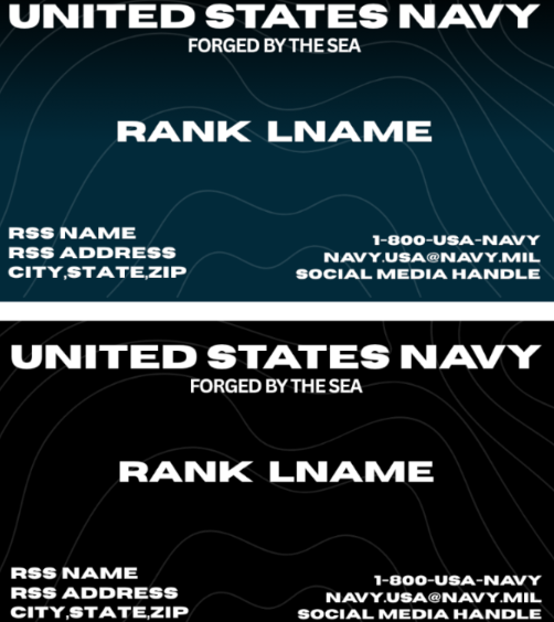 NAVY - CARDS